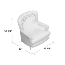 Load image into Gallery viewer, Maidenstone 23&quot; Armchair Ivory *AS IS #1367HW
