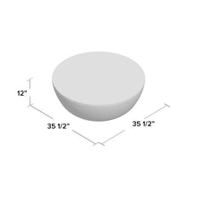 Load image into Gallery viewer, Beliveau Solid Wood Drum Coffee Table (AD347)
