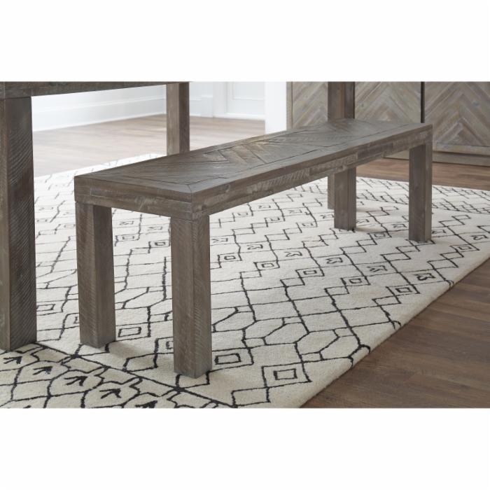 Modus Herringbone Solid Wood Dining Bench 6582RR