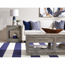 Load image into Gallery viewer, Modus Herringbone Solid Wood 1 Drawer End Table 7360RR
