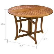 Load image into Gallery viewer, Moana Folding Wooden Dining Table, #6192
