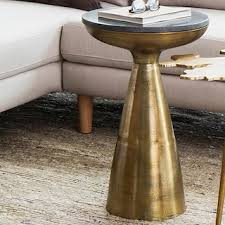 Font Side Table Brass 3048RR