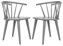Load image into Gallery viewer, Blanchard Curved Spindle Side Chair in Gray - Set of 2

