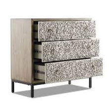 Load image into Gallery viewer, Portland Accent Chest Champagne Silver
