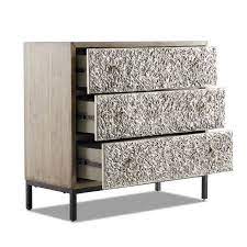 Portland Accent Chest Champagne Silver