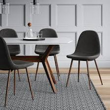 Load image into Gallery viewer, Set of Two Gray Dining Chairs #9606

