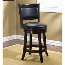 24" Swivel Counter Stool Hardwood in Cherry Finish #9649