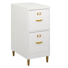 Load image into Gallery viewer, Dahle  2-Drawer Vertical Filing Cabinet, White #2253HW
