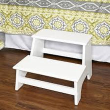 Load image into Gallery viewer, White Powell Tyler Bed Step #9146
