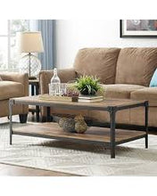 Load image into Gallery viewer, Angle Iron Rustic Wood Coffee Table  #9160
