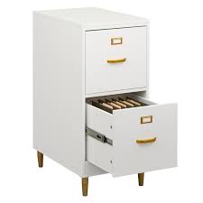 Dahle  2-Drawer Vertical Filing Cabinet, White #2253HW