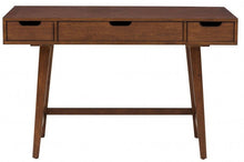 Load image into Gallery viewer, Light Walnut 3 Drawer Writing Desk 7010
