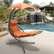 Load image into Gallery viewer, Shanklin Chaise Lounge with Sunbrella Terracotta Cushion #9741
