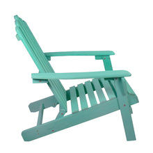 Load image into Gallery viewer, 36&quot; Green Classic Folding Wooden Adirondack Chair #1470HW
