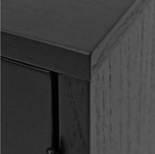 Load image into Gallery viewer, Delancey 2 Door Cabinet Matte Black - Hopper Studio 521AH
