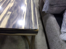 Load image into Gallery viewer, Modrest Greely Glam Black and Gold Marble Coffee Table MRM3681OB
