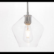 Load image into Gallery viewer, Elegant Lighting Gene Single Light 8&quot; Wide Mini Pendant with Clear Glass MRM1231
