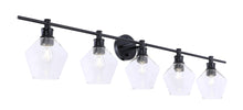 Load image into Gallery viewer, Elegant Lighting Gene 5 Light 47&quot; Wide Bathroom Vanity Light with Clear Glass MRM1224
