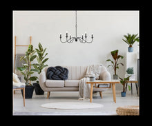 Load image into Gallery viewer, Elegant Lighting Rohan 6 Light 42&quot; Wide Taper Candle Chandelier MRM1229
