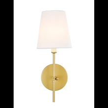 Load image into Gallery viewer, Elegant Lighting Mel 15&quot; Wall Sconce with Linen Shade MRM1293
