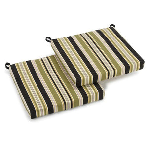 20"x19" Spun Polyester Chair Cushion, Set of 4, Eastbay Onyx