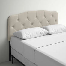 Load image into Gallery viewer, King Warm Gray Richard Upholstered Headboard
