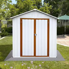 Load image into Gallery viewer, Electro-Galvanized Metal Sheds and Outdoor Storage Shed with Lockable Doors, Tool Sheds
