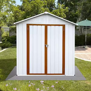 Electro-Galvanized Metal Sheds and Outdoor Storage Shed with Lockable Doors, Tool Sheds