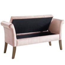 Load image into Gallery viewer, Blush Pink Accent Bench
