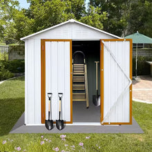 Load image into Gallery viewer, Electro-Galvanized Metal Sheds and Outdoor Storage Shed with Lockable Doors, Tool Sheds
