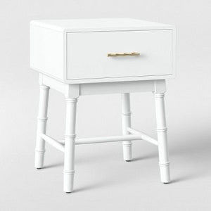Oslari Painted White Wood Accent Table