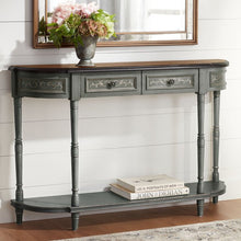 Load image into Gallery viewer, Markham Gray-Brown 2-Drawer Console Table
