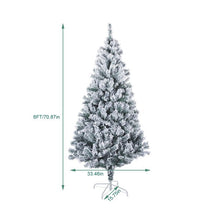 Load image into Gallery viewer, YOHOME PRODUCTS Micozy White Flocking Christmas Tree 750 Branches, 180cm
