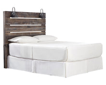 Load image into Gallery viewer, Signature Design by Ashley Drystan Rustic Brown Queen Panel Headboard 2668AH
