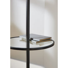 Load image into Gallery viewer, Better Homes &amp; Gardens Black Floor Lamp w/Glass Table
