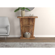 Load image into Gallery viewer, S &amp; Co. Console Table 31L Brown Reclaimed Wood 2 Shelf 2295CDR
