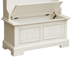 Accentrics Home™ White Hall Tree Storage Bench-DS-D153-805A 6130RR