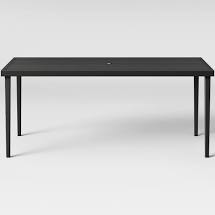 Fairmont Steel Patio Dining Table Black - Threshold™ #4258