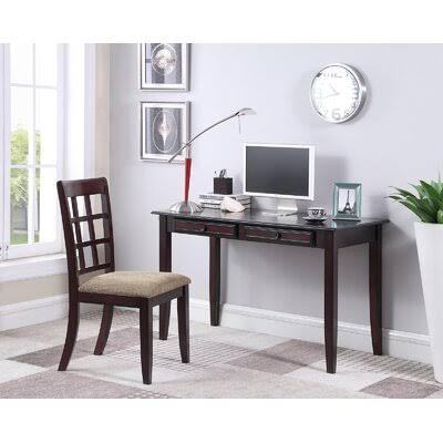 Galiano Desk and Chair Set Lark Manor Cherry, 30'' H x 48'' W x 24''