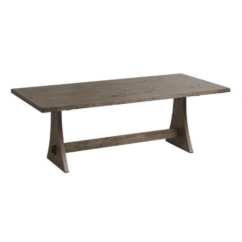 Smoke Brown Brinley Fixed Table (table only) #6004