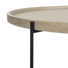 Load image into Gallery viewer, Auden Brown Wood Round End Table (SB730)
