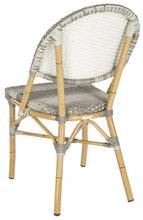 Load image into Gallery viewer, Barrow Wicker Indoor-Outdoor Stacking Side Chair, Grey - Set of 2 (SB366)
