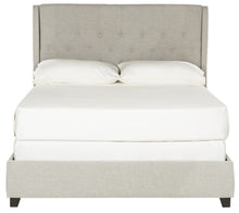 Load image into Gallery viewer, Blanchett Light Grey Queen Upholstered Bed (SB298)
