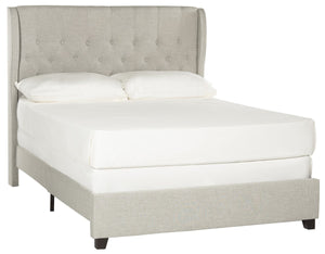 Blanchett Light Grey Queen Upholstered Bed (SB298)