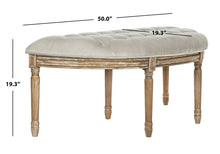 Load image into Gallery viewer, Abilene Farmhouse Gray/Rustic Oak Accent Bench (SB372)
