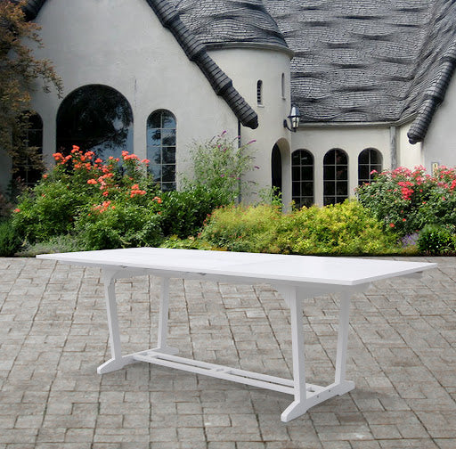 Bradley Outdoor Wood Rectangular Extension Dining Table 3619RR