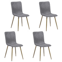Load image into Gallery viewer, Scargill Gray Upholstered Textured Fabric Dining Chairs (Set of 4) 7513
