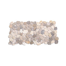 Load image into Gallery viewer, Sliced Pebble Tile Light Grey Honed Pebble Mosaic Tile 1256CDR (4 boxes)

