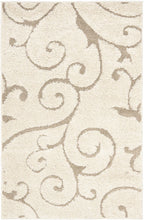 Load image into Gallery viewer, Safavieh Clearance Florida Shag Cream Beige Rug 2&#39;3&quot; x 4&#39;
