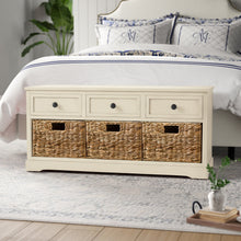 Load image into Gallery viewer, Ardina Drawer Storage Bench Rosie Mae *AS IS #1179HW
